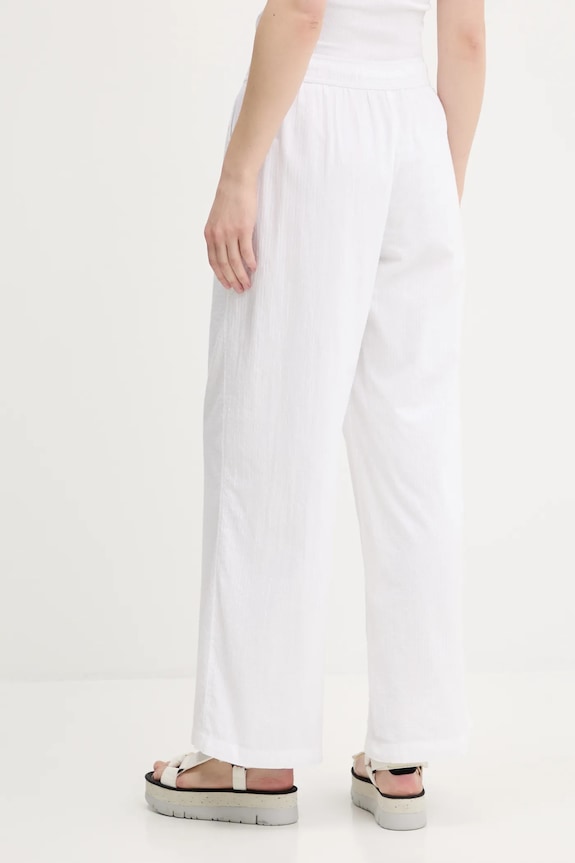 Îmbrăcăminte Hollister Co. pantaloni de bumbac KI356.5063.100 alb