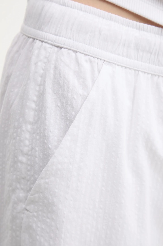 Hollister Co. pantaloni de bumbac alb KI356.5063.100