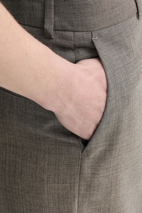 Vunene hlače Filippa K 31424.FK smeđa