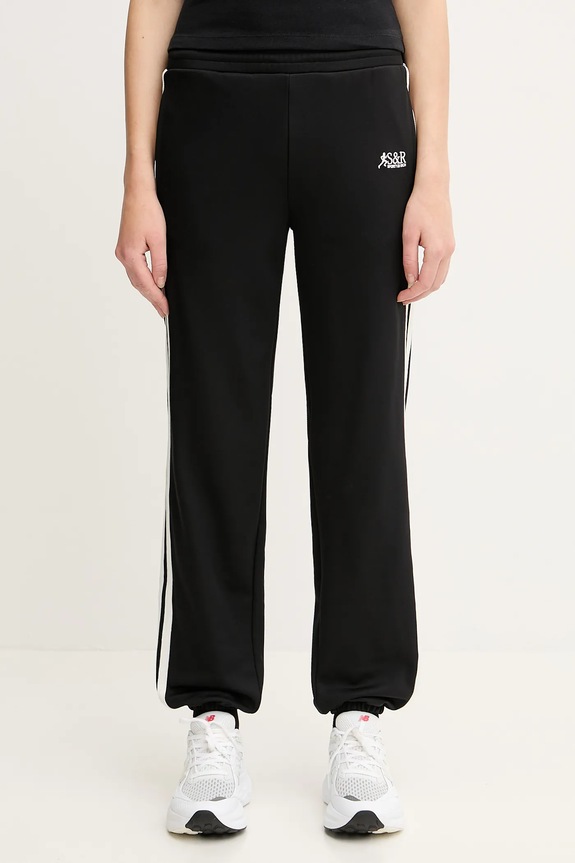 Sporty & Rich joggers Sr Runner 90S Elio Track Planet friendly black PA052622139BA01