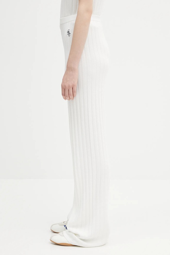 Sporty & Rich trousers Src Ribbed PO049620305WH37 beige SS25