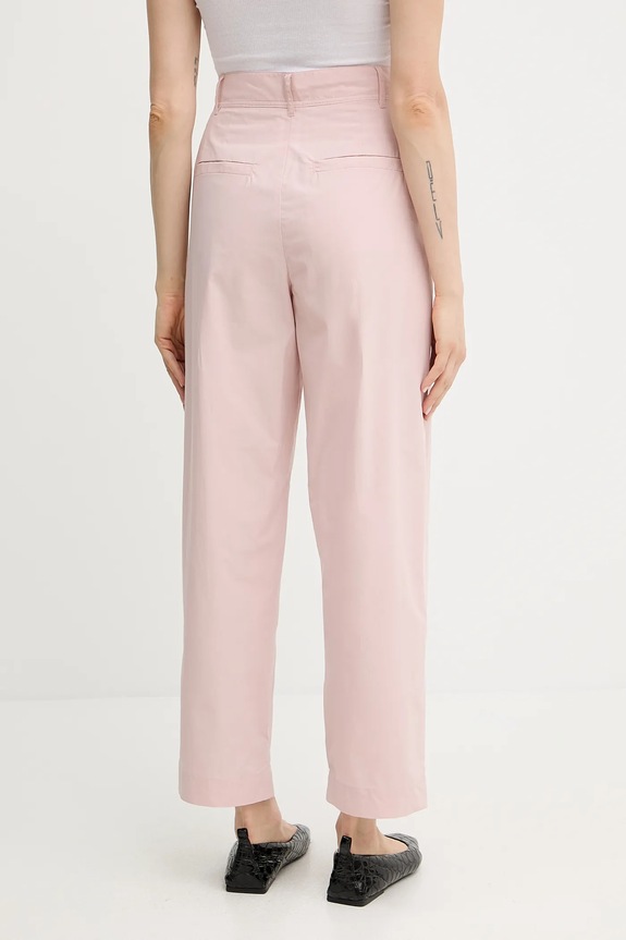 Oblečení Bavlněné kalhoty Weekend Max Mara 2515131013600 růžová