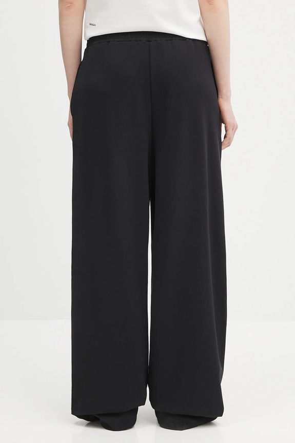 Abbigliamento Pangaia pantaloni tuta DNA Double Jersey Pleated Trousers 10002356 nero