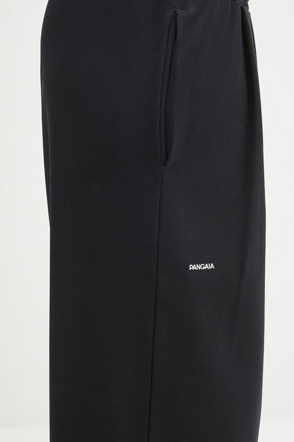 Donji dio trenirke Pangaia DNA Double Jersey Pleated Trousers crna 10002356