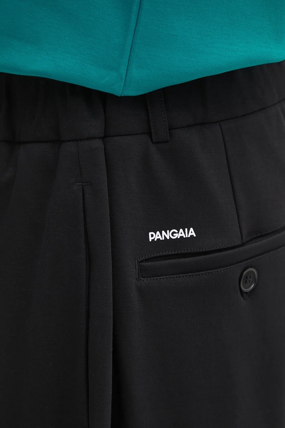 Pamučne hlače Pangaia DNA Interlock Trousers crna 10002446