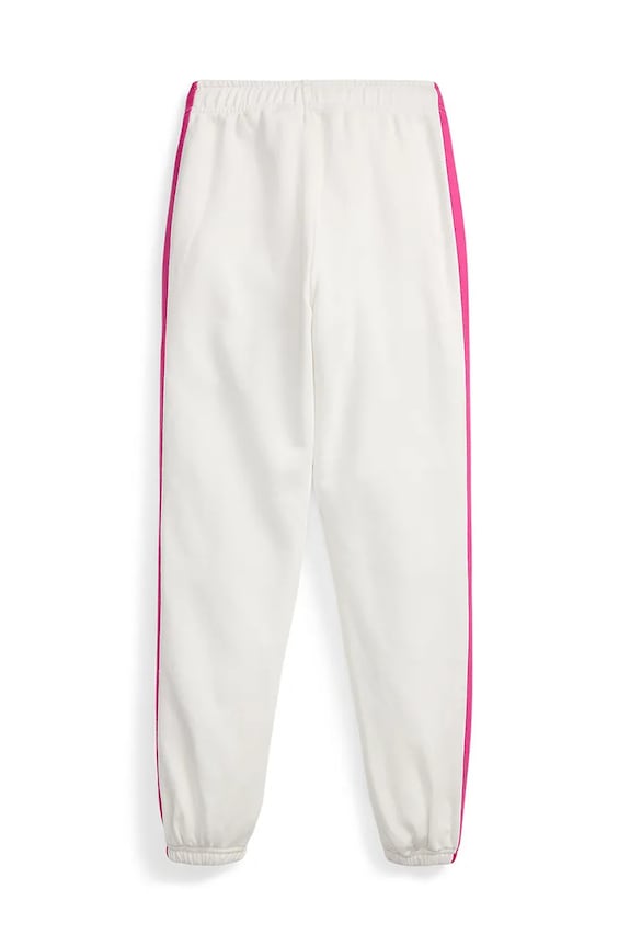 Otroški spodnji del trenirke Polo Ralph Lauren 313957361001 bela SS25