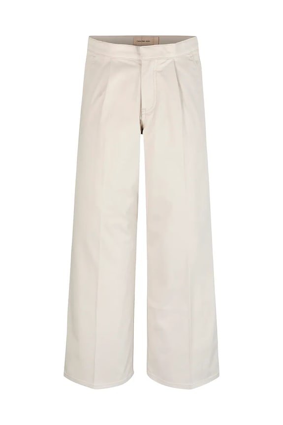 Calvin Klein Jeans gyerek nadrág HR WIDE IG0IG02778.PPYA bézs SS25