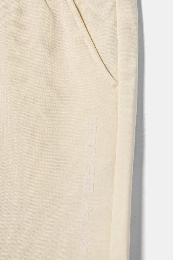 DÍVKA Dětské tepláky Tommy Hilfiger KG0KG08325.128.176.PPYA béžová