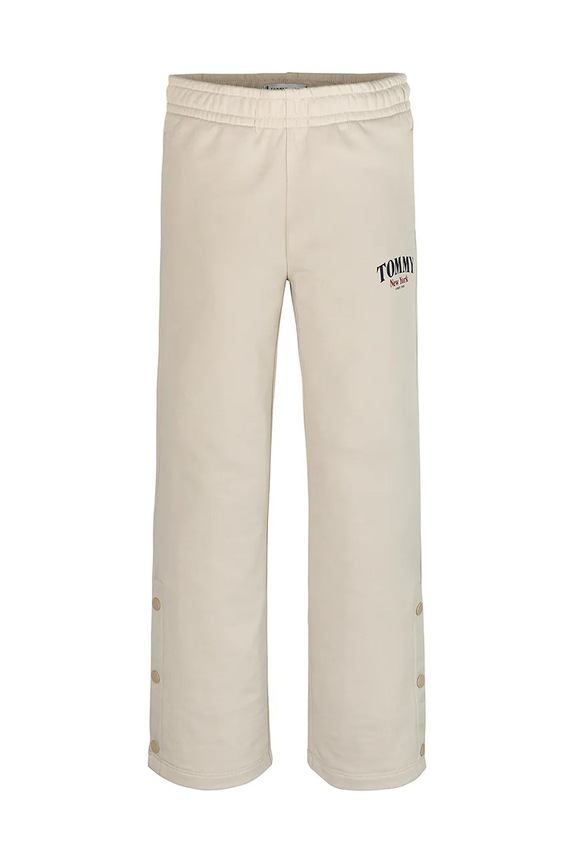 Tommy Hilfiger spodnie dresowe dziecięce KG0KG08545.PPYA beżowy SS25