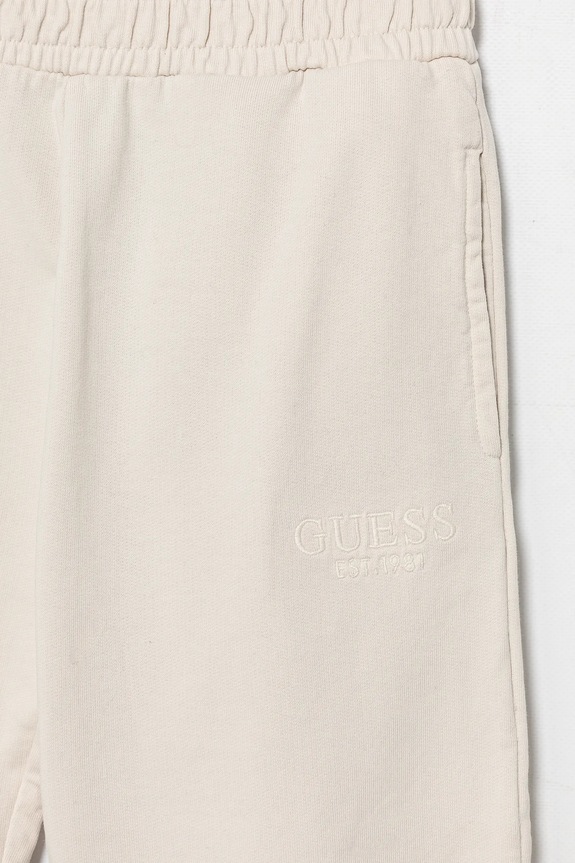 Fete Guess pantaloni de trening din bumbac pentru copii J5RQ12.KAD74.PPYA bej