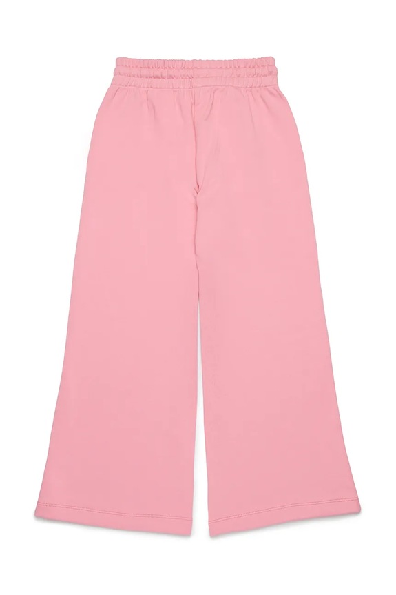 Diesel spodnie dresowe bawełniane dziecięce PCUORE TROUSERS J02231 różowy SS25