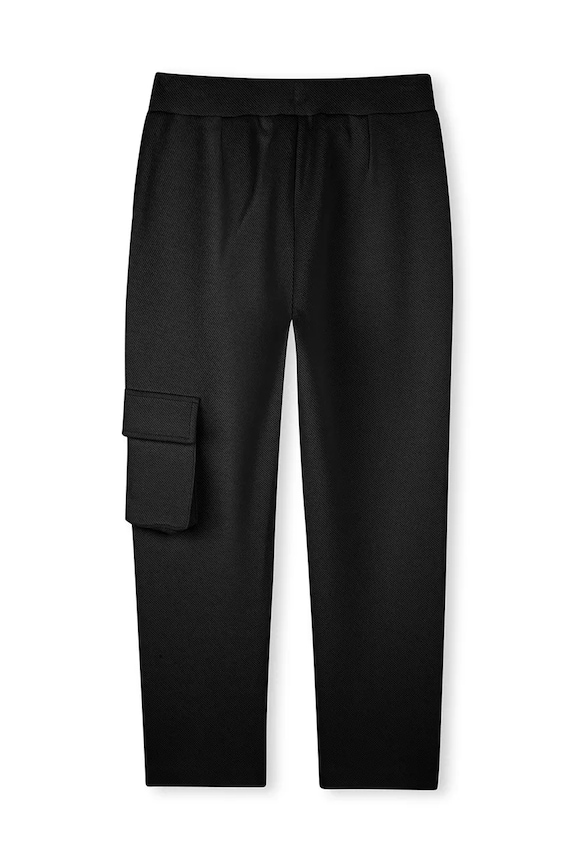 Detské nohavice Karl Lagerfeld Z30451.156.162 čierna SS25