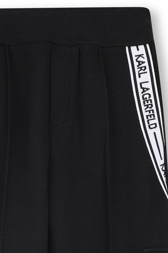 Dievča Detské nohavice Karl Lagerfeld Z30451.156.162 čierna