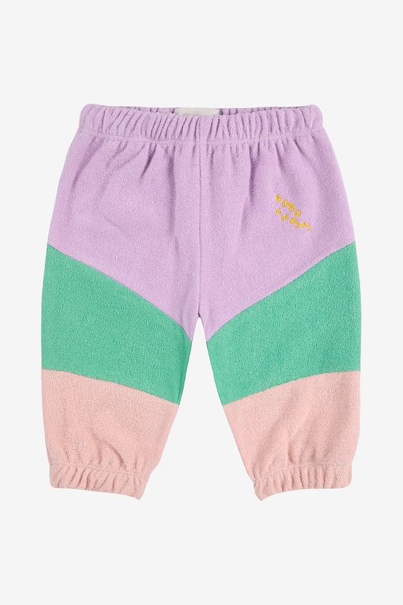 Donji dio trenirke za bebe Bobo Choses 125AB056 ljubičasta SS25