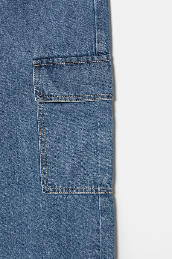Fete United Colors of Benetton jeans copii 4DW2CE035.G.Seasonal albastru