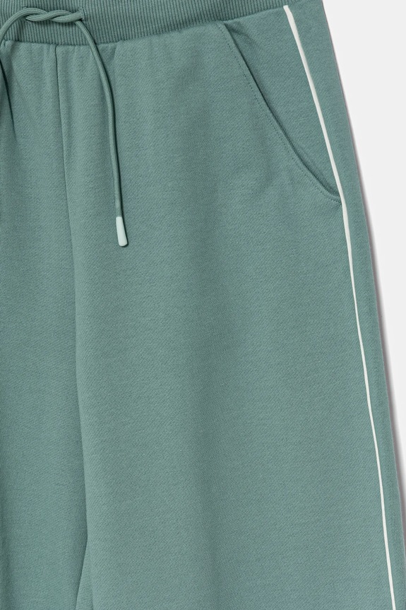Deklice Otroška bombažna trenirka United Colors of Benetton 3UNICF060.G.Seasonal turkizna