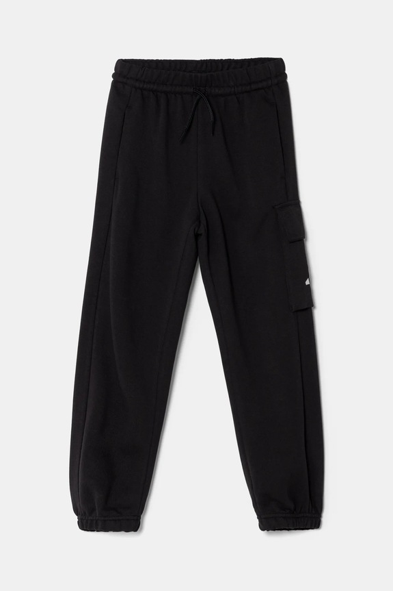 Dětské bavlněné tepláky adidas JC9754 černá SS25