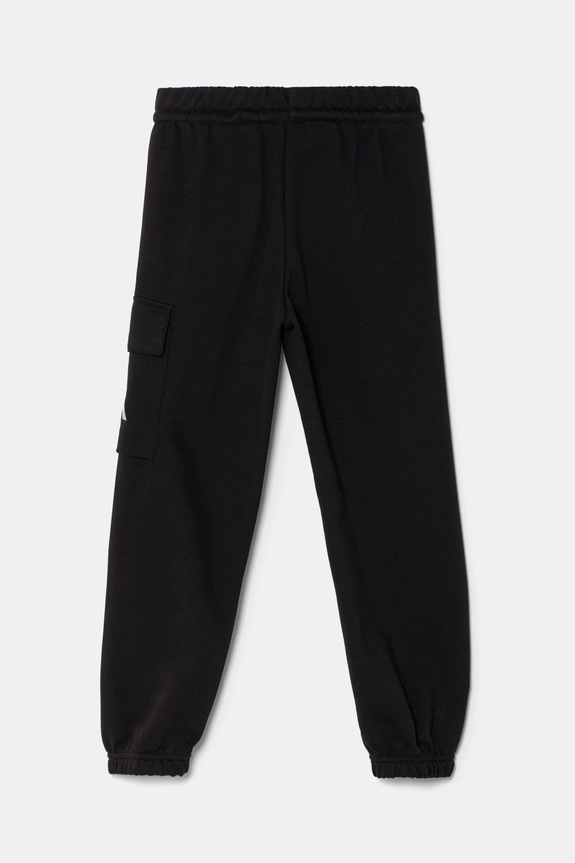 CHLAPEC Dětské bavlněné tepláky adidas JC9754 černá
