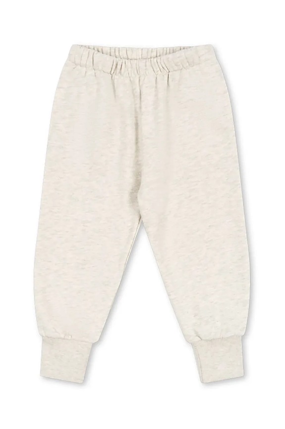 Dječji pamučni donji dio trenirke Konges Sløjd LOUPY LOU SWEAT PANTS GOTS KS102707 siva SS25