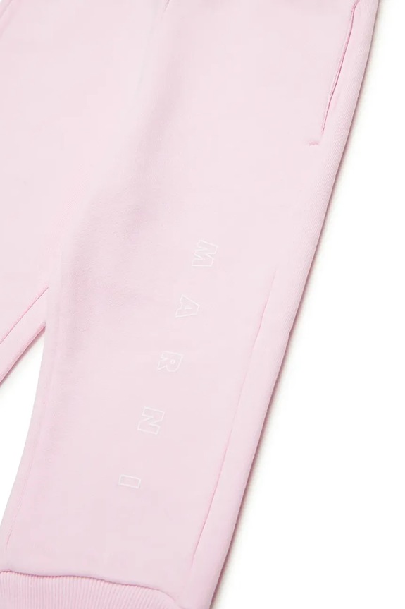 Marni pantaloni tuta in cotone neonati MP192B TROUSERS rosa M01436