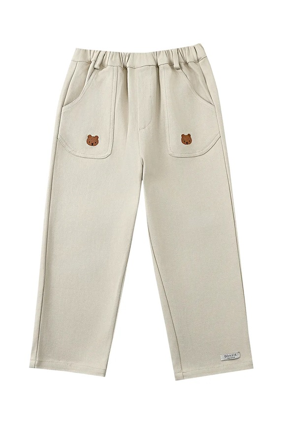 Παιδικό βαμβακερό παντελόνι Donsje Kassim Trousers Bear 4096301.98.128 μπεζ SS25