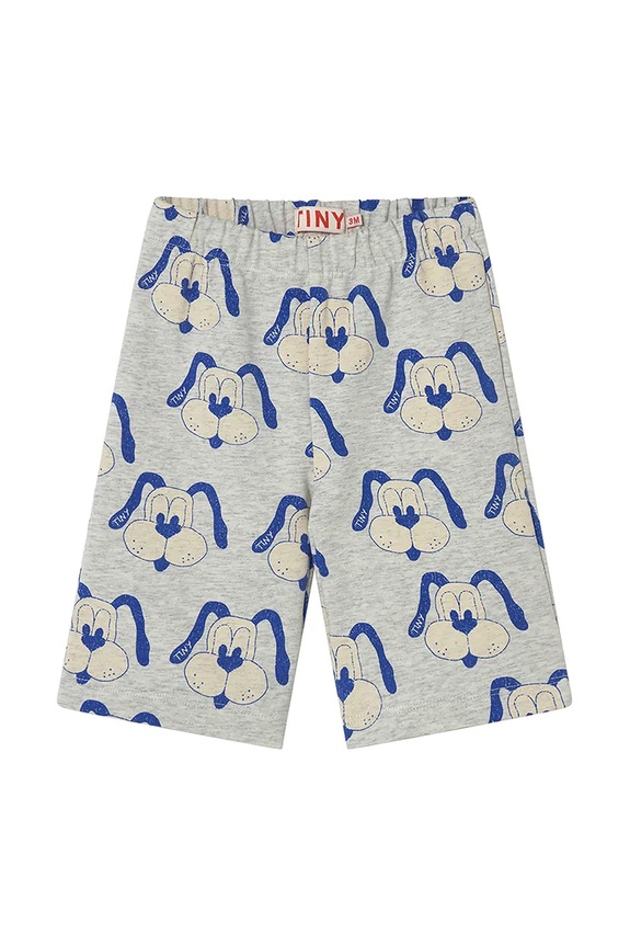 Tinycottons spodnie niemowlęce DOGS BABY PANT z elastanem szary SS25.468