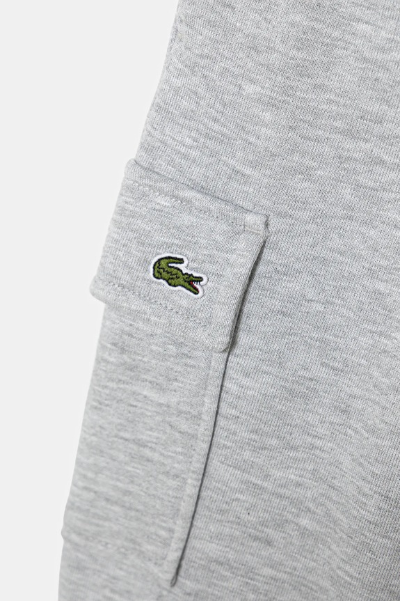 CHLAPEC Dětské tepláky Lacoste XJ7345 šedá