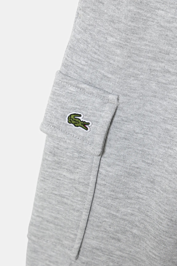 CHLAPEC Dětské tepláky Lacoste XJ7345 šedá