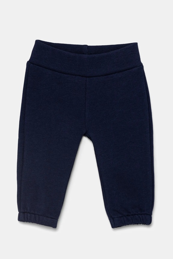 Detské bavlnené tepláky United Colors of Benetton 3J70AF029.W.Seasonal tmavomodrá SS25