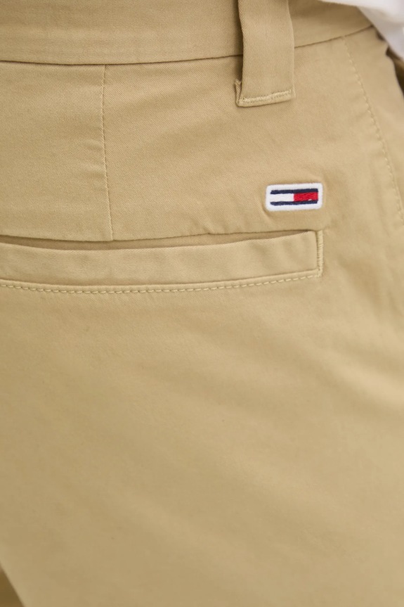 Tommy Jeans nadrág bézs DM0DM20282