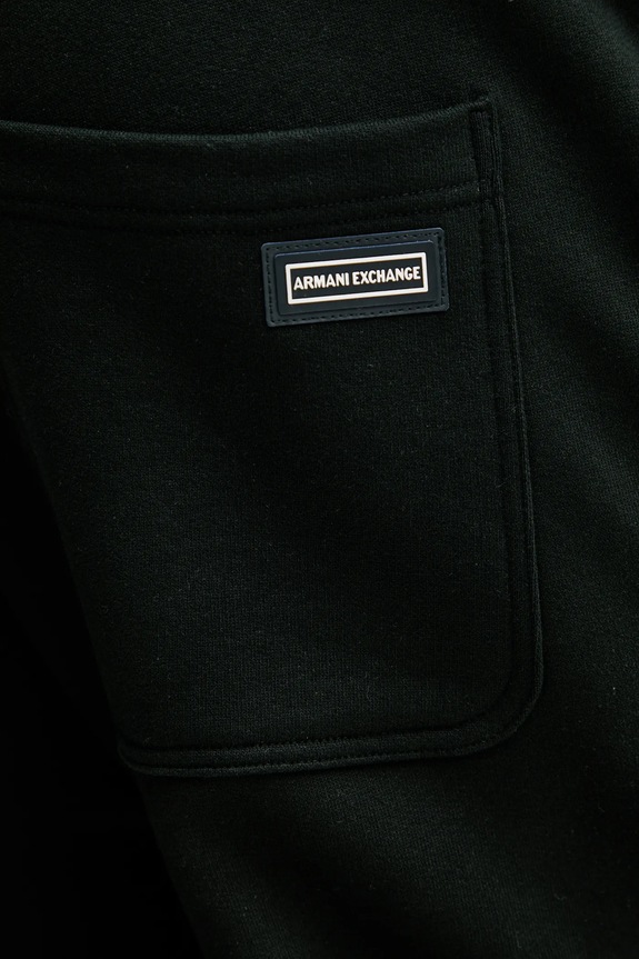Armani Exchange spodnie dresowe bawełniane zielony XM000292.AF12656