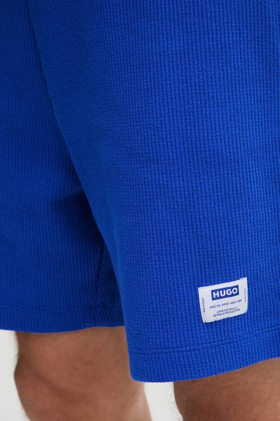 HUGO Blue szorty dresowe męskie z bawełną niebieski 50534451