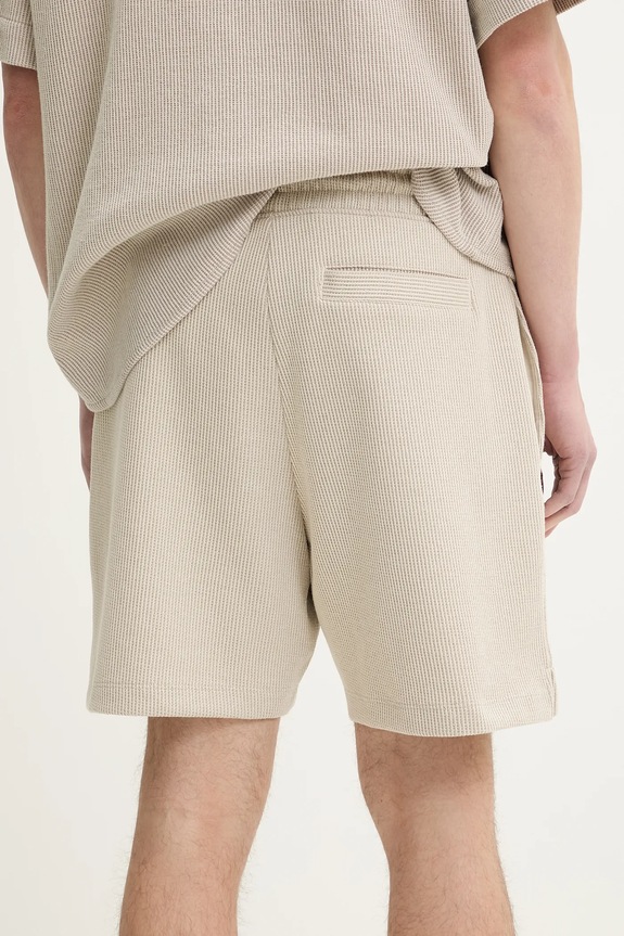 Odzież HUGO Blue szorty dresowe męskie z bawełną 50534451 beżowy