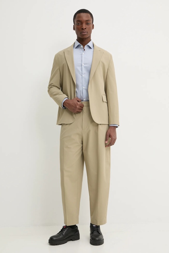 HUGO pantaloni 50532940 verde SS25