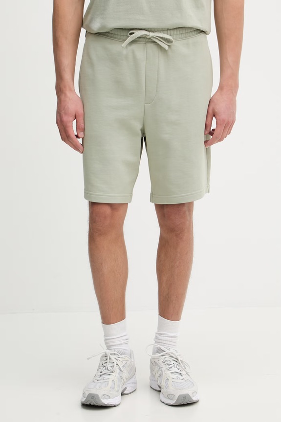 HUGO pantaloni scurți de trening bărbătești din bumbac Dayono verde 50530696
