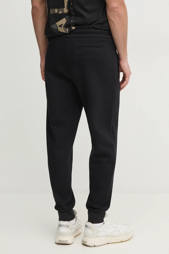 Îmbrăcăminte BOSS Pantaloni de trening bărbați cu bumbac 50532772 negru