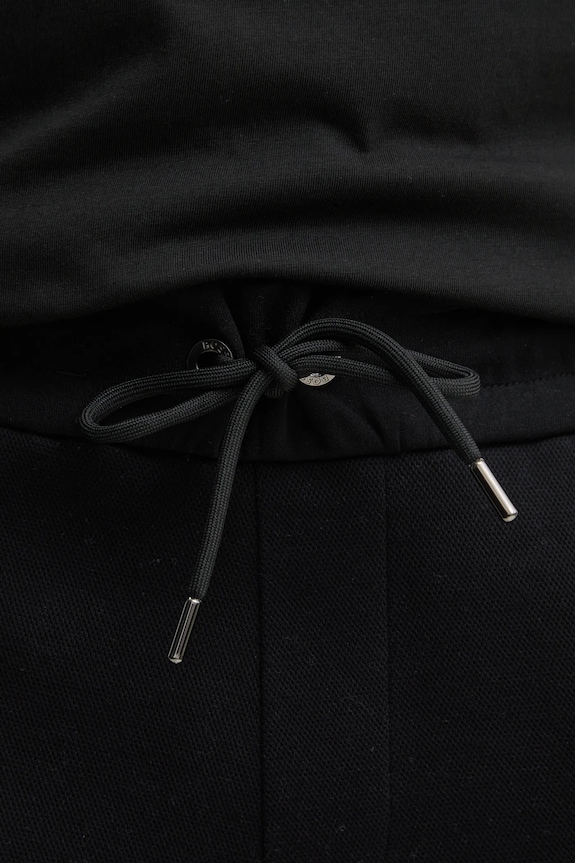 BOSS Pantaloni de trening bărbați cu bumbac negru 50532772