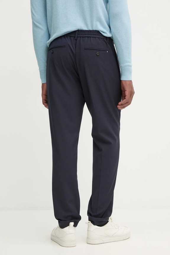 Abbigliamento Tommy Hilfiger pantaloni in lana MW0MW36732 blu navy