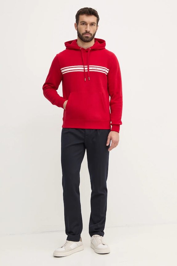 Tommy Hilfiger spodnie MW0MW38075 granatowy SS25