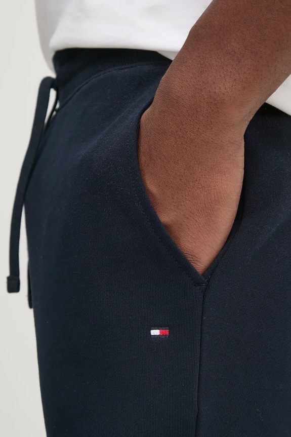 Tommy Hilfiger szorty dresowe męskie bawełniane granatowy MW0MW37240