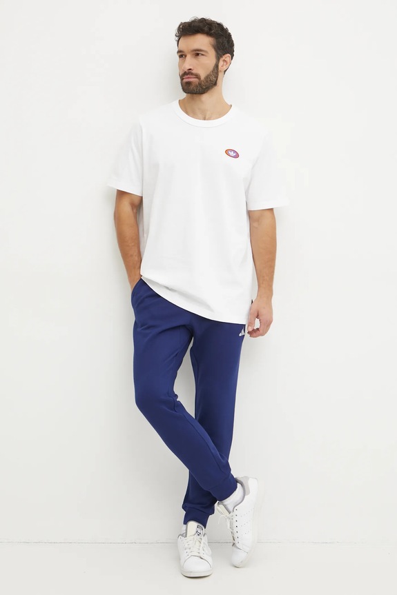 adidas pantaloni de trening Feelcozy JE3814 bleumarin SS25