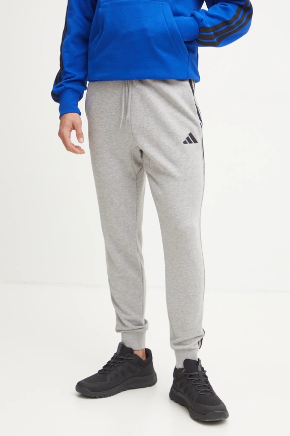 adidas spodnie dresowe Essentials dzianina szary JE6346