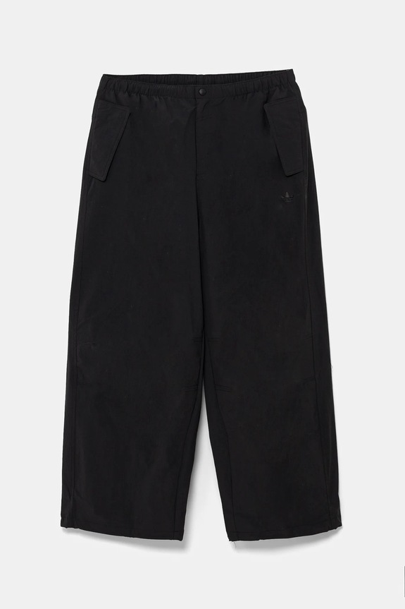 Hlače adidas Originals Essential ravni crna JD2111