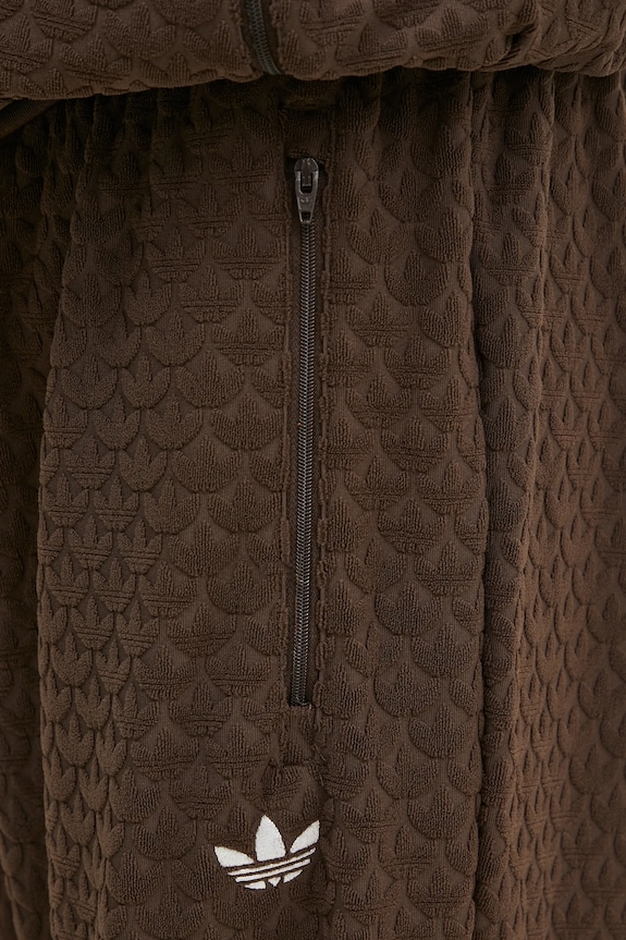 Tepláky adidas Originals Q12 MONOGRAM TR hnědá JP4428