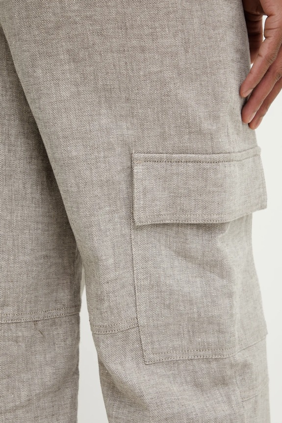 Lanene hlače IRO MP23ADRIANO bež