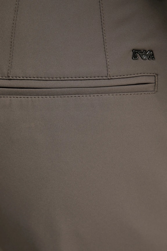 Hlače Emporio Armani smeđa EM001505.AF10047