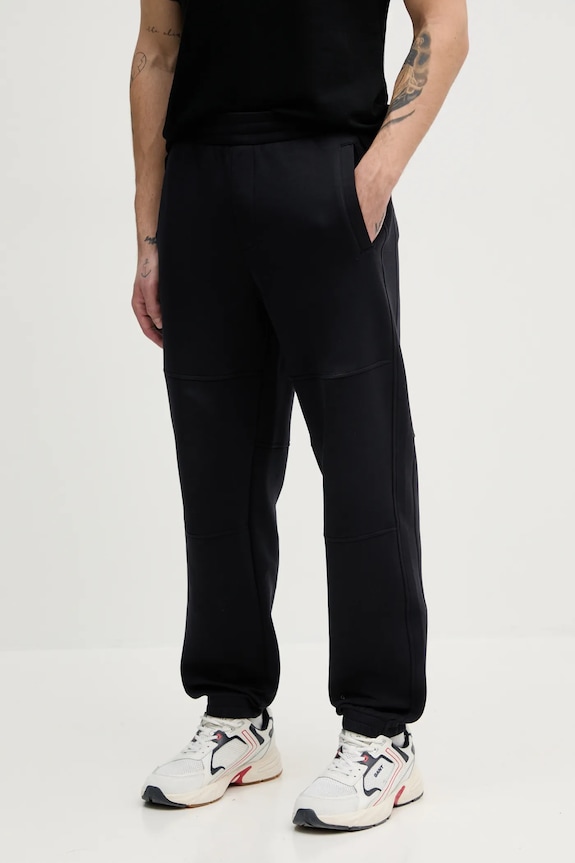 Armani Exchange spodnie dresowe z elastanem granatowy XM000354.AF10818