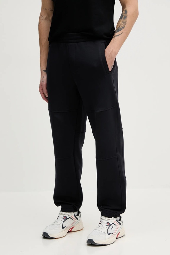 Armani Exchange spodnie dresowe z elastanem granatowy XM000354.AF10818