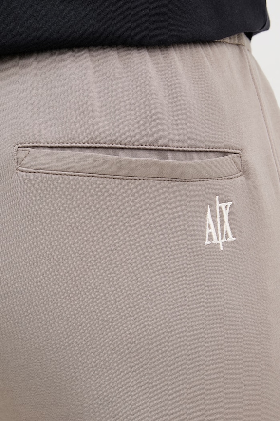 Oblečenie Armani Exchange teplákové nohavice pánske s bavlnou XM000373.AF10818.NOS hnedá