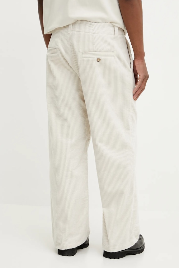Oblačila Hlače iz rebrastega žameta A.P.C. pantalon river H COHDW.H08470 bež
